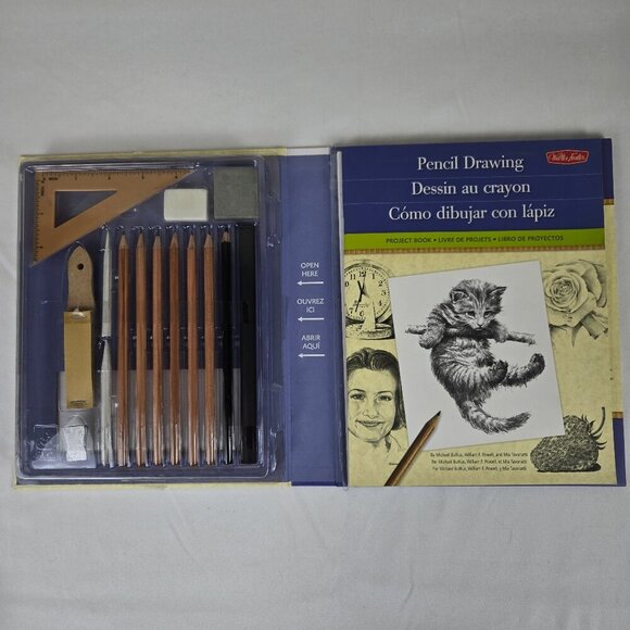 Bundle of Pencil Drawing Books and Graphite Pencils Arts Adult Teen - Picture 9 of 15